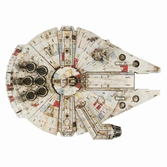 Spin Master SPI6069815 Star Wars Halcón Milenario Modelo 4D para Construir 48 cm 2 Spin Master SPI6069815 Star Wars Halcón Milenario Modelo 4D para Construir 48 cm 2