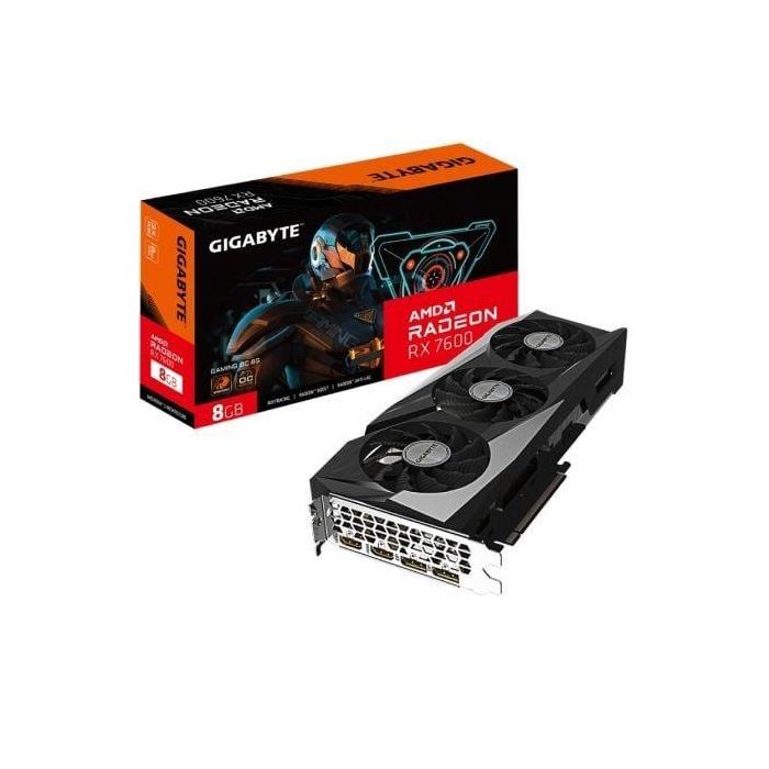 Tarjeta Gráfica Gigabyte Radeon RX 7600 Gaming OC/ 8GB GDDR6 Tarjeta Gráfica Gigabyte Radeon RX 7600 Gaming OC/ 8GB GDDR6