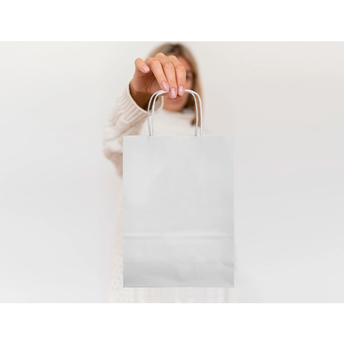 Q-connect Bolsa Papel Celulosa Blanco XS Asa Retorcida 180x240x80 mm (25 Unidades) 7 Q-connect Bolsa Papel Celulosa Blanco XS Asa Retorcida 180x240x80 mm (25 Unidades) 7