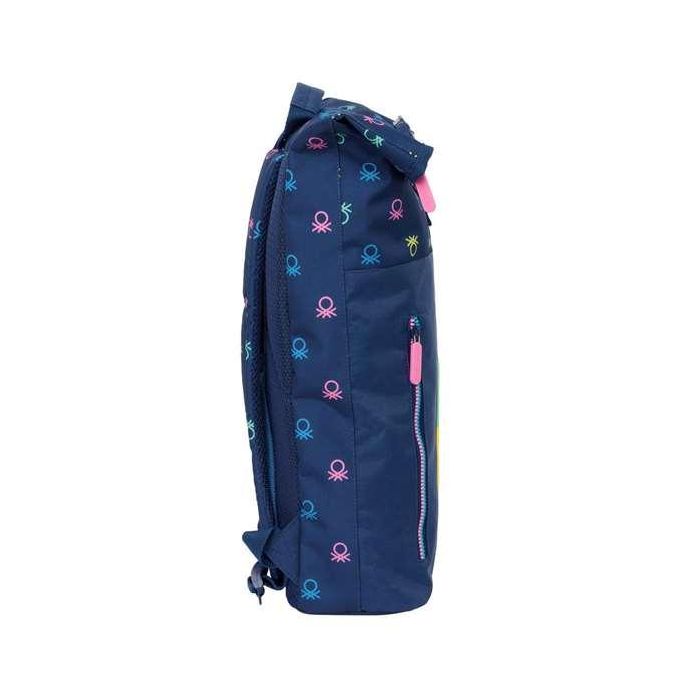 Mochila para Portátil Benetton Cool Azul marino 28 x 42 x 13 cm 2