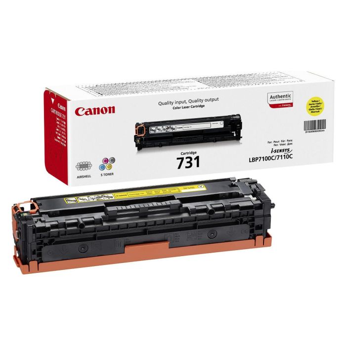 Canon Cartucho de Toner 731 Y Amarillo para i-SENSYS LBP7100CN/7110CW - 1500 Páginas 2