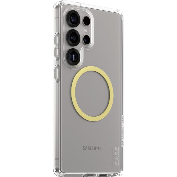 PanzerGlass CARE Flagship Case Clear w. Chardonnay QI para Galaxy S25 Ultra