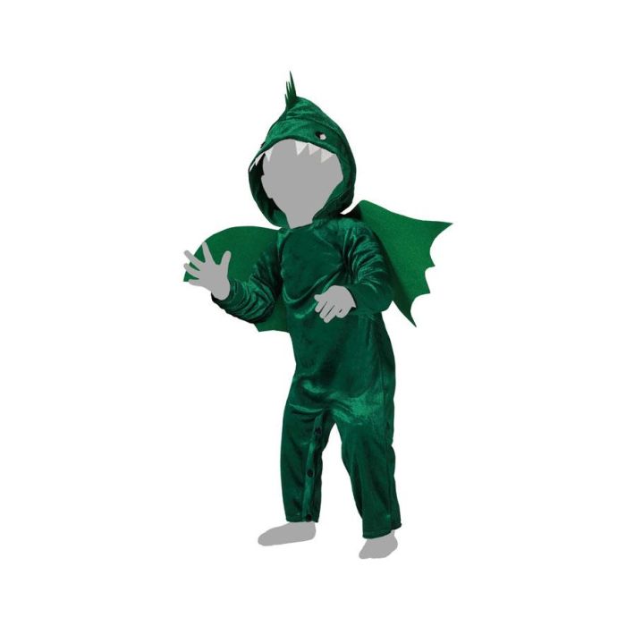 Disfraz Dragon Verde Con Alas Unisex Bebé 6-12 Meses 3 Disfraz Dragon Verde Con Alas Unisex Bebé 6-12 Meses 3