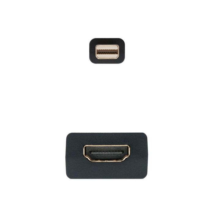 Conversor Nanocable 10.16.0102/ Mini DisplayPort Macho - HDMI Hembra/ 15cm/ Negro 2 Conversor Nanocable 10.16.0102/ Mini DisplayPort Macho - HDMI Hembra/ 15cm/ Negro 2