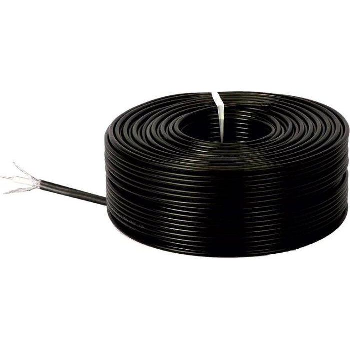 MicroConnect Cable BNC 12G-SDI, soporta 4K60Hz y Full HD 1080p, 75 Ohmios para equipos profesionales, 100m 1