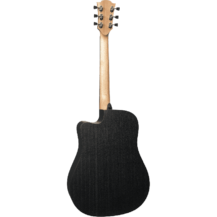 LAG Guitarra Cústica Electroacústica Tramontane 70 A/E Dreadnought Cutaway Sunburst 4