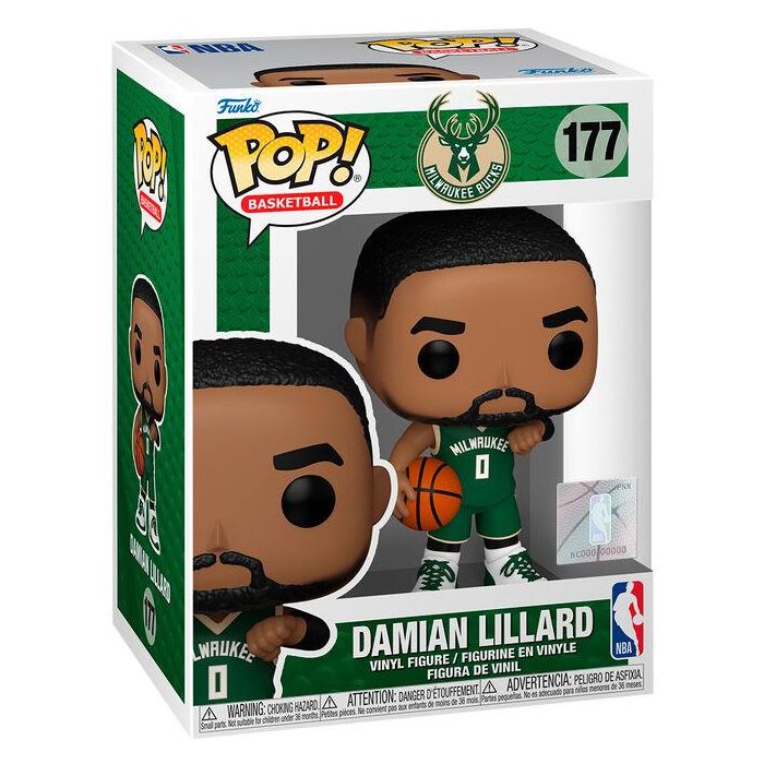 Figura POP NBA Milwukee Buck Damian Lillard 0 Figura POP NBA Milwukee Buck Damian Lillard 0