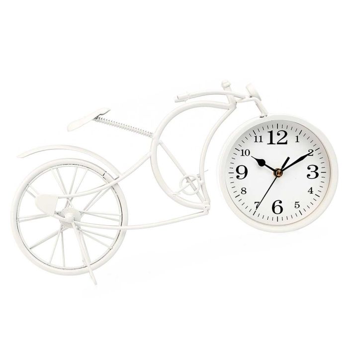 Reloj Forja Bicicleta Blanco 19,5Cm Giftdecor (4 Unidades) 1 Reloj Forja Bicicleta Blanco 19,5Cm Giftdecor (4 Unidades) 1