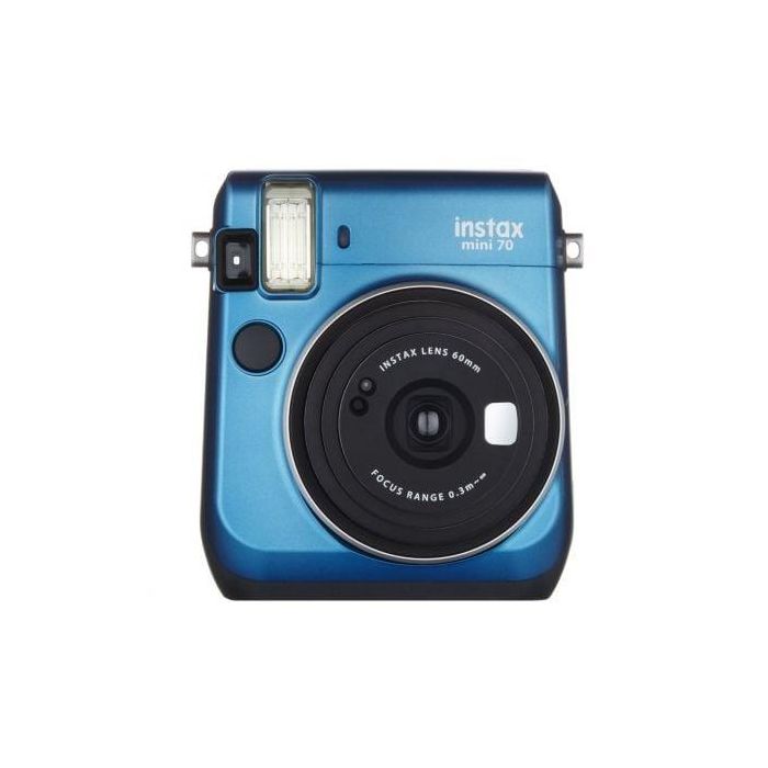 Cámara Digital Instantánea Fujifilm Instax Mini 70/ Tamaño Foto 62x46mm/ Azul