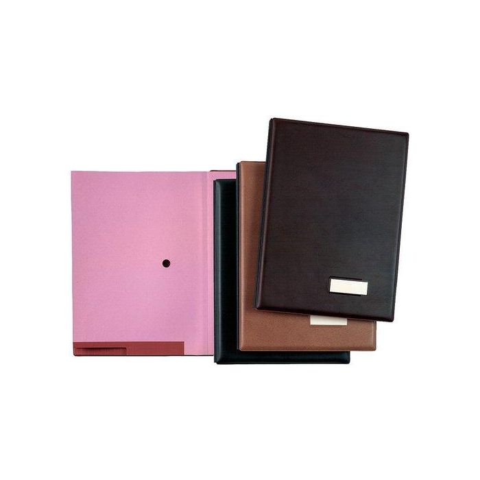 Portafirmas Pardo Pvc 8 Departamentos Negro