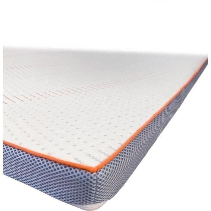 Cubrecolchón DODO ERGO LATEX - 140x190 cm - 100% Poliéster Stretch Funda desenfundable Cubrecolchón DODO ERGO LATEX - 140x190 cm - 100% Poliéster Stretch Funda desenfundable