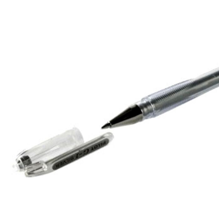 Boligrafo Pilot G1 Tinta Gel Plata 4