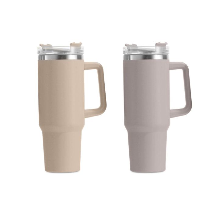 Vaso Termico Basicos DKD Home Decor Rosa Palo Beige 13 x 26 x 10 cm (6 Unidades) Vaso Termico Basicos DKD Home Decor Rosa Palo Beige 13 x 26 x 10 cm (6 Unidades)