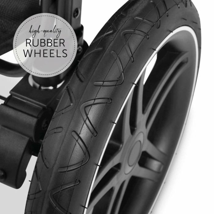 Hauck Cochecito todoterreno RAPID 3 ruedas Plegado con una mano Negro HAU4007923148549 25