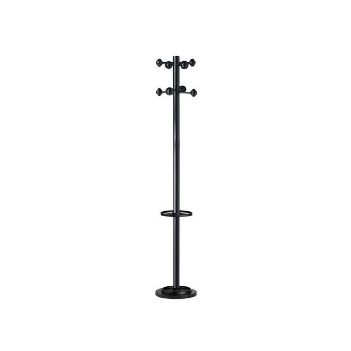 Perchero Pie Unilux Accueil Metalico 8 Bolas 175X35 Con Paragüero Color Negro