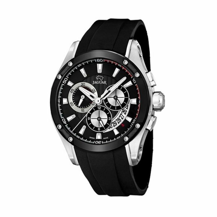 Reloj Hombre Jaguar Negro