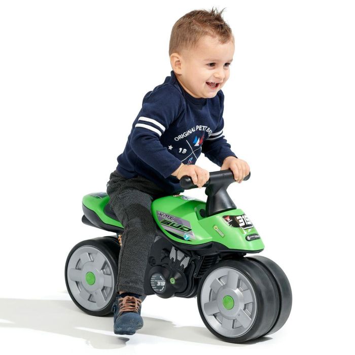 Bicicleta sin pedales Falk - Baby Moto Team Bud Racing - ruedas silenciosas 1