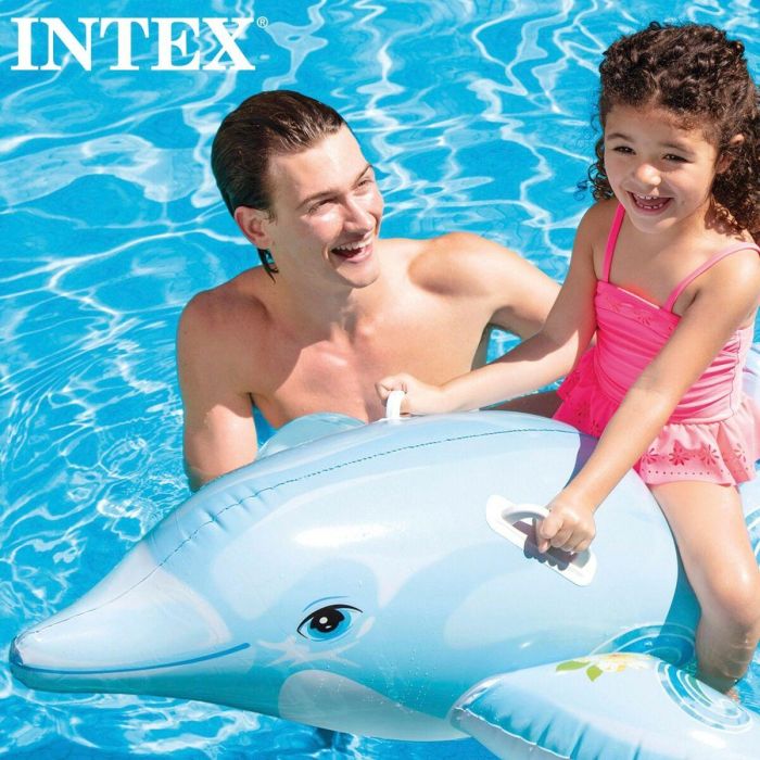 Figura Hinchable para Piscina Intex Delfín 175 x 38 x 66 cm (6 Unidades) 3