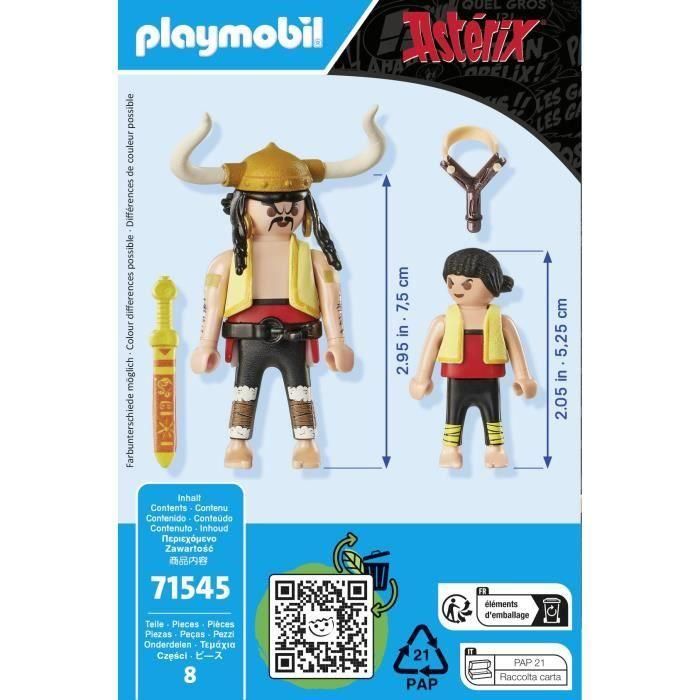 PLAYMOBIL 71545 Astérix: Soupalognon y Crutón y Pepe 3 PLAYMOBIL 71545 Astérix: Soupalognon y Crutón y Pepe 3