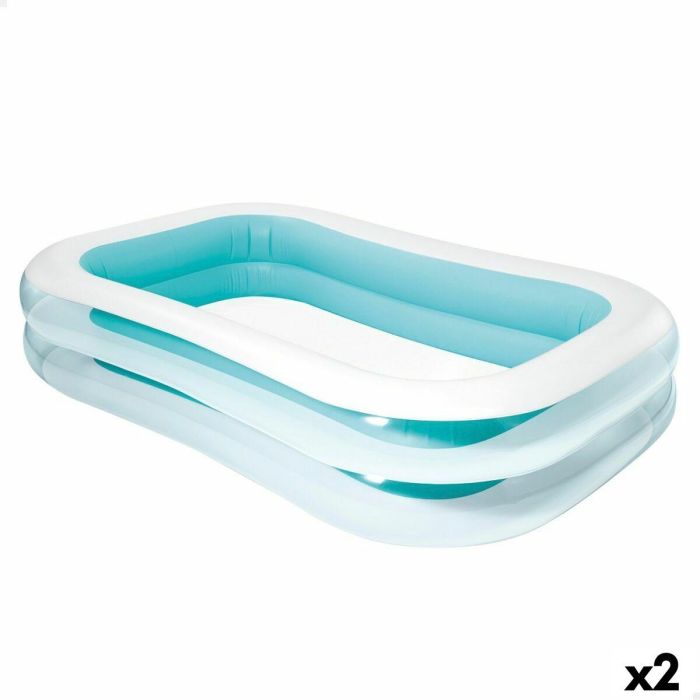 Piscina Hinchable Intex Blanco/Verde 770 L 262 x 56 x 175 cm (2 Unidades) Piscina Hinchable Intex Blanco/Verde 770 L 262 x 56 x 175 cm (2 Unidades)