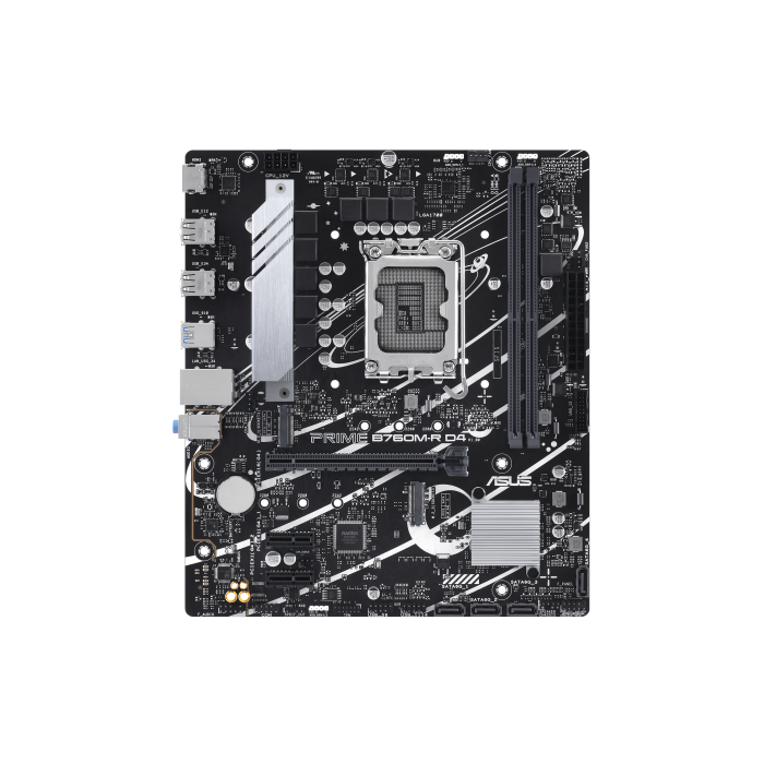 ASUS PRIME B760M-R D4 Intel B760 LGA 1700 micro ATX ASUS PRIME B760M-R D4 Intel B760 LGA 1700 micro ATX