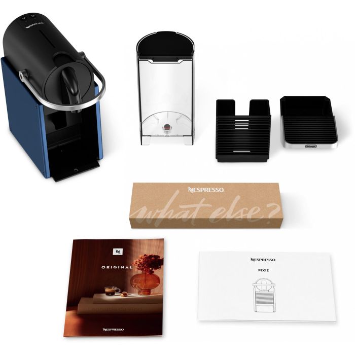 DeLonghi Nespresso Pixie EN*schwarz/blau* Máquina de Café Automática Negra/Azul 1 DeLonghi Nespresso Pixie EN*schwarz/blau* Máquina de Café Automática Negra/Azul 1
