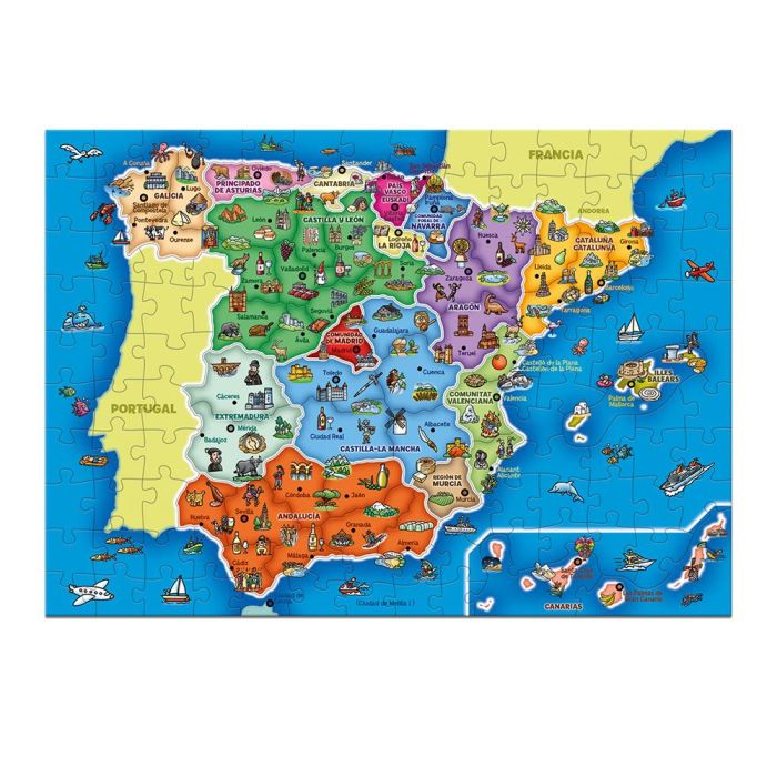 Diset Provincias de España 68942 Juego Educativo Geografía España +5 Años