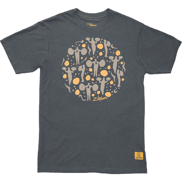 Camiseta Zildjian Le 400Th Ann Classical - M 4 Camiseta Zildjian Le 400Th Ann Classical - M 4