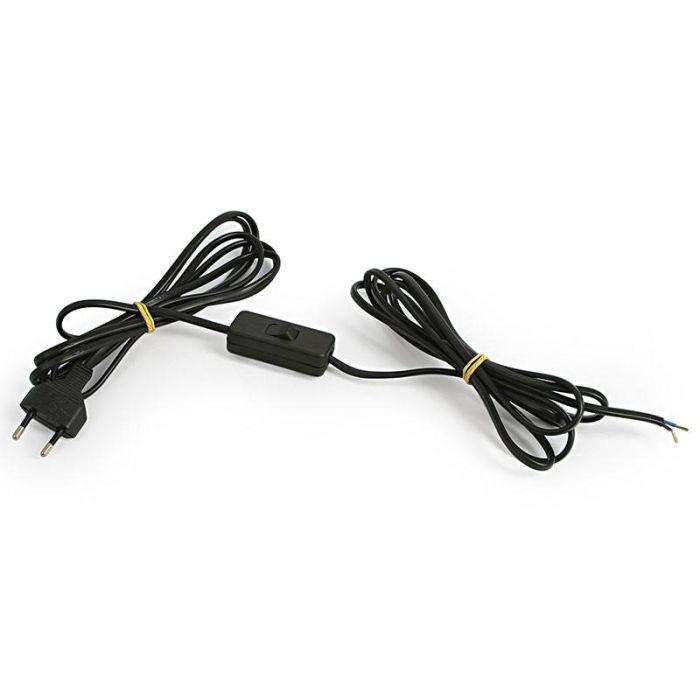 Iliminacion Y Acc. Interruptor con Cable Blanco para Iluminación y Accesorios, 1,5M + 1,5M
