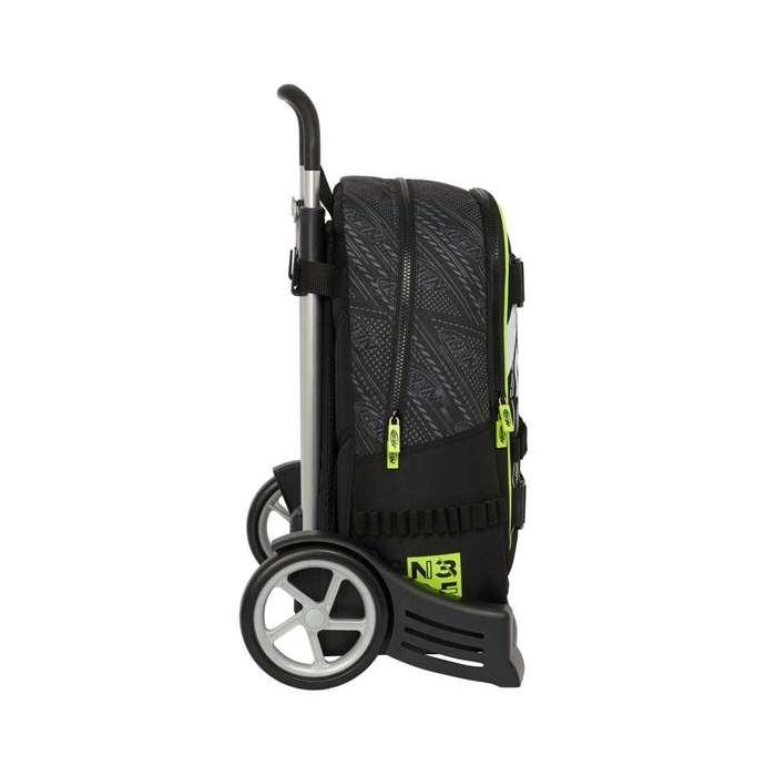 Mochila Escolar con Ruedas Nerf Get ready Negro 31 x 44 x 17 cm 1 Mochila Escolar con Ruedas Nerf Get ready Negro 31 x 44 x 17 cm 1