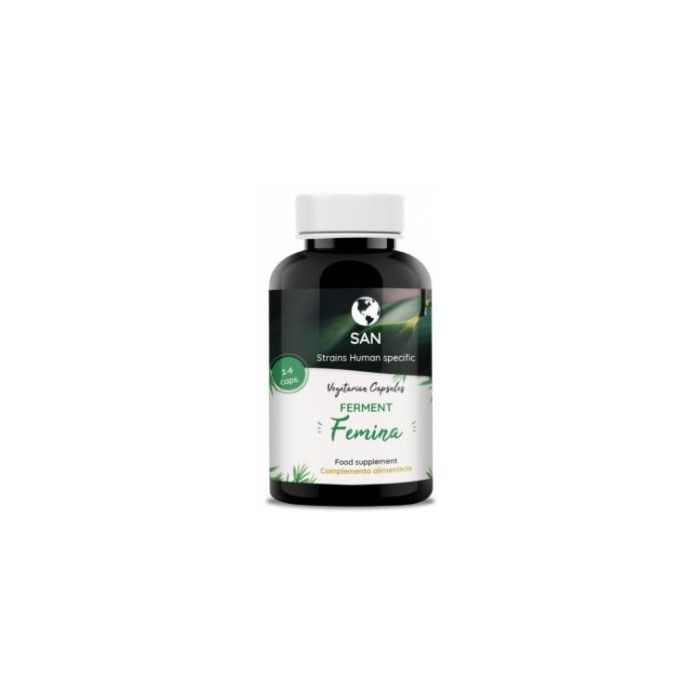 PROBIOTICOS SAN Ferment Femina 14 Cápsulas - Apoyo al Mantenimiento de la Flora Vaginal con Probióticos