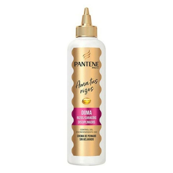 PANTENE PRO-V Crema Sin Aclarado Rizos, Producto de Peinado para Cabello Rizado, 270 ml