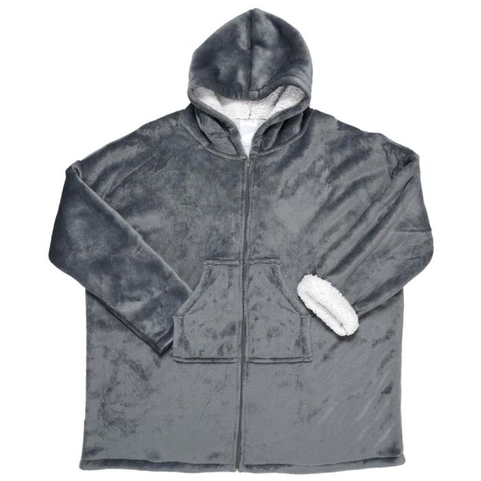 Home Deco Factory Sudadera con Bolsillo y Capucha Sweat Plaid, Ultra Suave, Confortable y Caliente, Talla Única, 118x85 cm 3 Home Deco Factory Sudadera con Bolsillo y Capucha Sweat Plaid, Ultra Suave, Confortable y Caliente, Talla Única, 118x85 cm 3