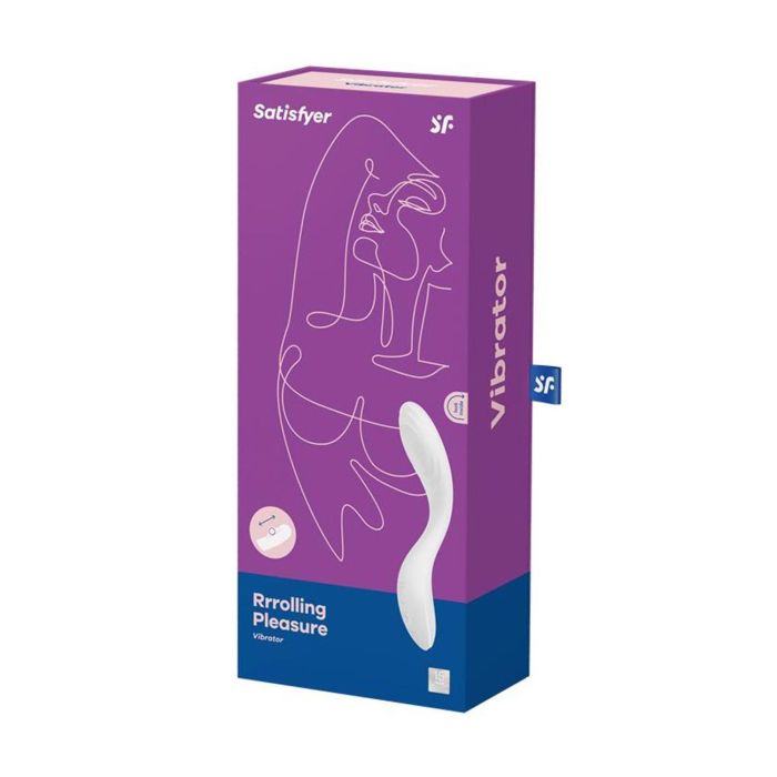 Satisfyer Rrolling pleasure vibrador punto g blanco Satisfyer Rrolling pleasure vibrador punto g blanco