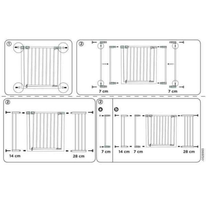 Extensiones para barrera Safety 1st 14 cm 1 Extensiones para barrera Safety 1st 14 cm 1
