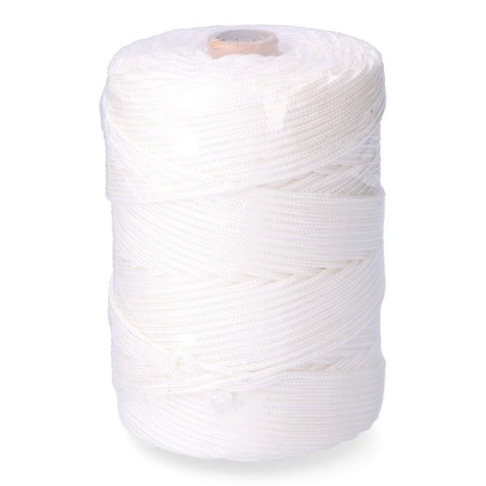 Cordón trenzado pp riel blanco 3 mm x 200 m 2 Cordón trenzado pp riel blanco 3 mm x 200 m 2