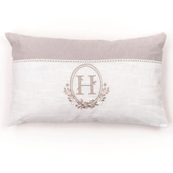 Today TOD1700216563756 Cojín Charme Estampado Chambray Bordado Berenice 30 x 50 cm 3