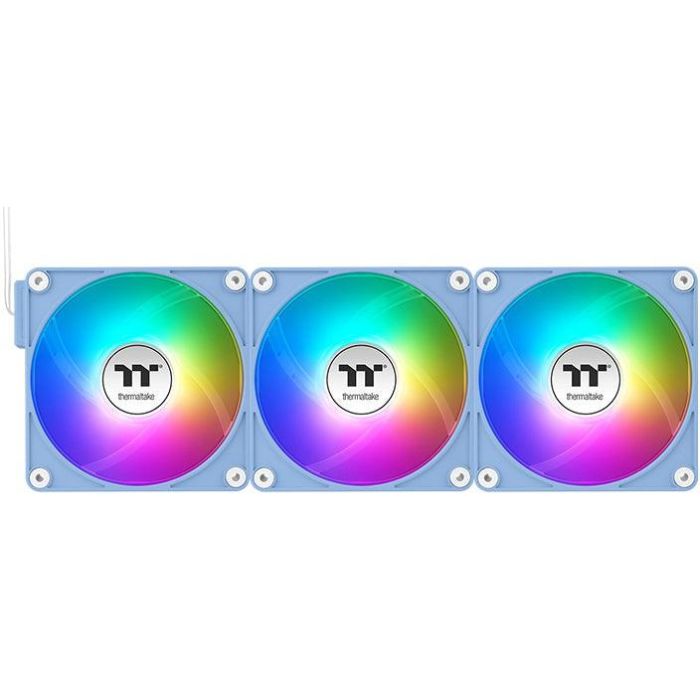Thermaltake CL-F198-PL12BU-A Ventilador de Refrigeración para Carcasa PC 12 cm Azul - Kit 3 Piezas Hidráulico 1 Thermaltake CL-F198-PL12BU-A Ventilador de Refrigeración para Carcasa PC 12 cm Azul - Kit 3 Piezas Hidráulico 1