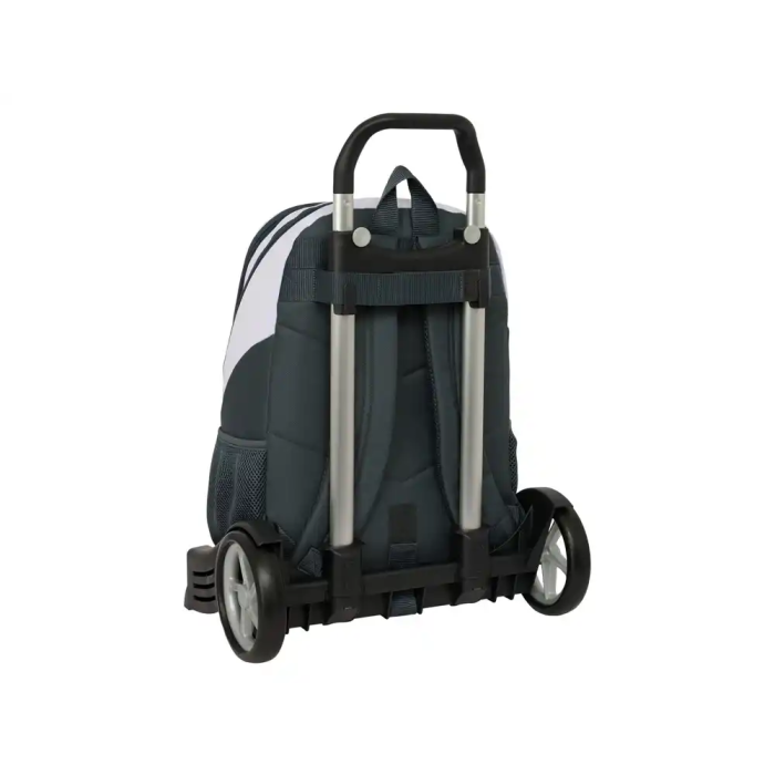 Safta Mochila 665+ Real Madrid Equipación 25-26 para Fútbol y Baloncesto, con Doble Compartimento y 22.5L de Capacidad 1