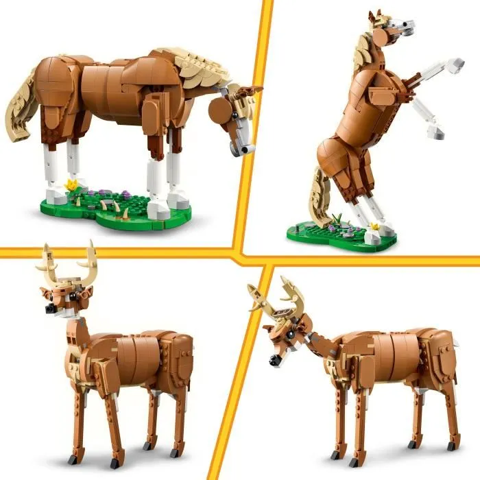Lego Creator 3 en 1 31166 El Hermoso Caballo - Set de Construcción para Niños de 9 Años 2