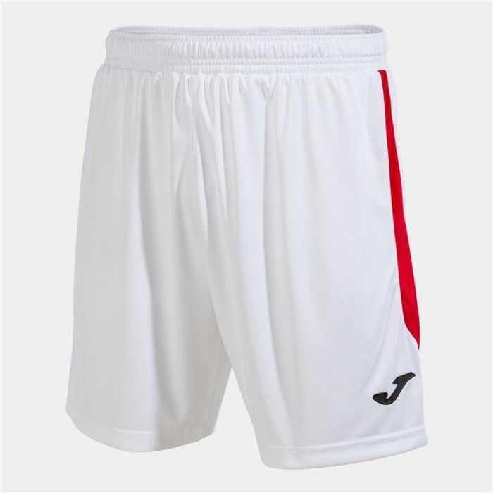 Pantalones Cortos Deportivos para Niños Joma Sport Glasgow Blanco Rojo 4