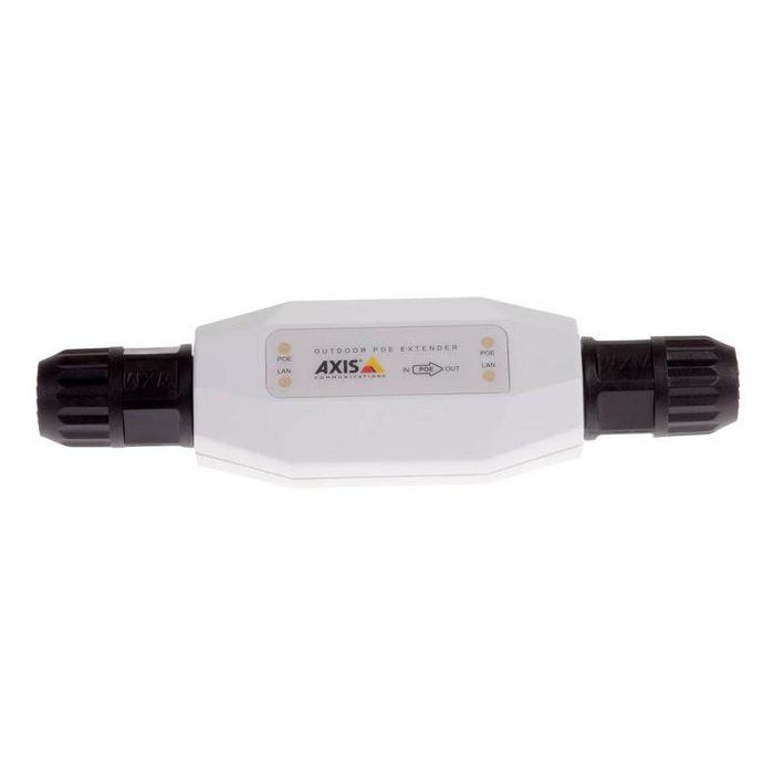 Axis T8129-E Extensor PoE para Exterior, Robusto IP66/IP67. Compatible IEEE 802.3at 60W. Amplía Red Sin Alimentación Externa. 1