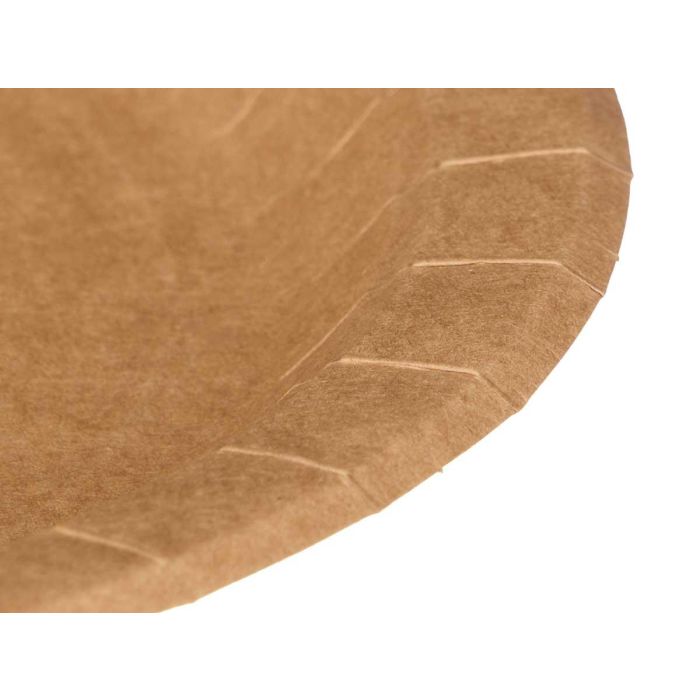 Set 18 Platos Kraft 23 cm Kinvara - Papel Natural (48 Unidades) 3 Set 18 Platos Kraft 23 cm Kinvara - Papel Natural (48 Unidades) 3