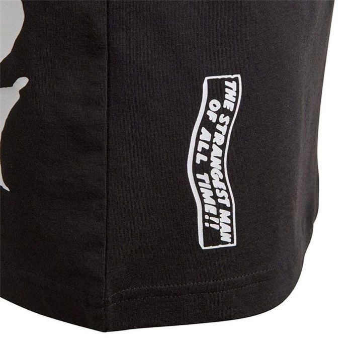 Camiseta de Manga Corta Infantil Adidas Negro 2