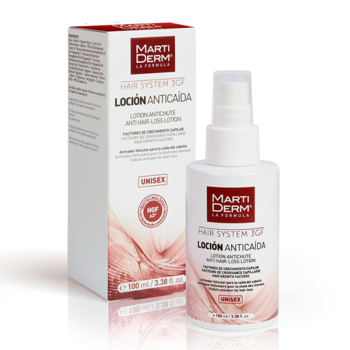 Martiderm Hair System Locion Anticaida Unisex 100 mL 2 Martiderm Hair System Locion Anticaida Unisex 100 mL 2