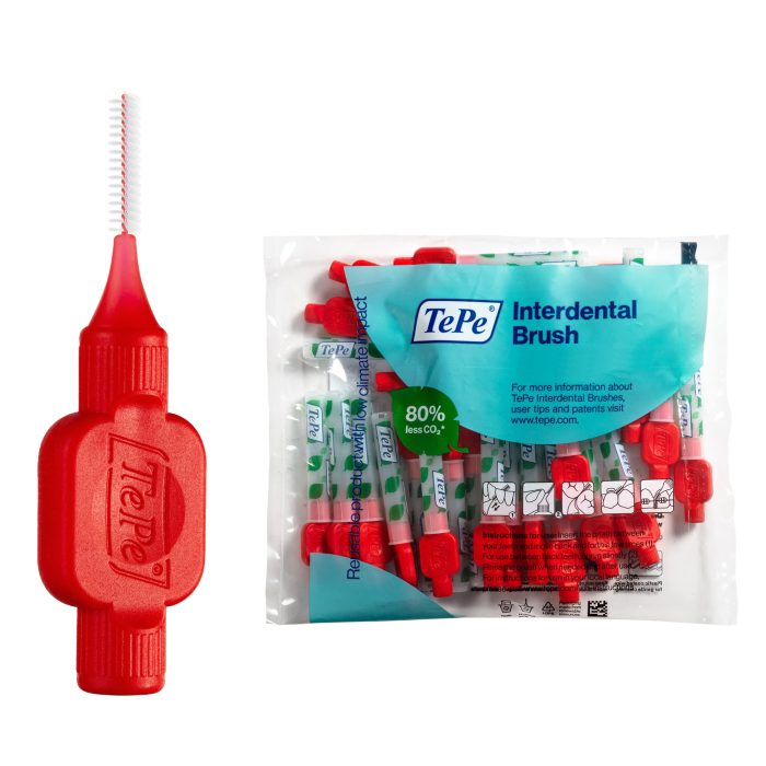 Tepe Angle Interdental Brushes 0,5 Red 25 Piezas Tepe Angle Interdental Brushes 0,5 Red 25 Piezas