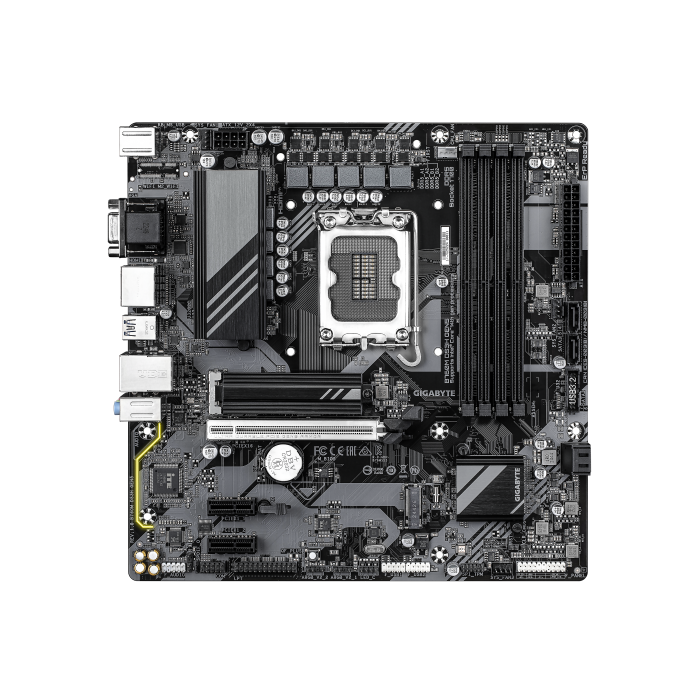 Gigabyte Placa Base B760M DS3H GEN5 - Intel Core 14ª Gen, DDR5, 2 x M.2 PCIe 4.0, LAN 2.5GbE, USB 3.2 Gen2 1
