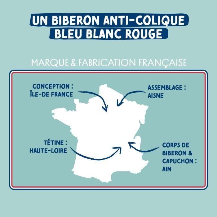 Dodie EB20 - Juego de 3 biberones de 270 ml con tetina plana, color rosa 4