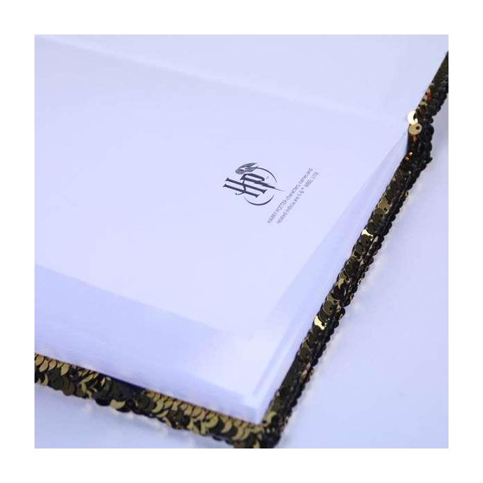 Cerdá Cuaderno Premium Lentejuelas Harry Potter Dorado 2