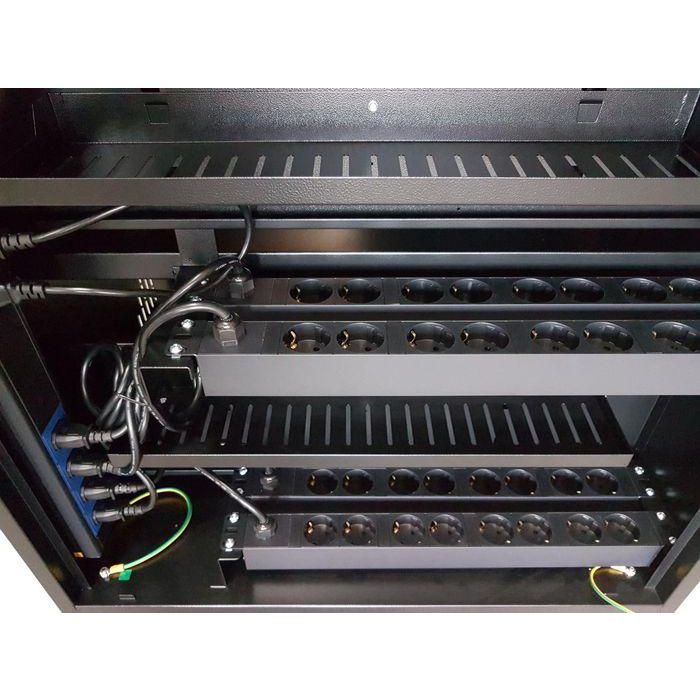 Leba NoteCart Flex 16 Carrito de carga móvil para 16 dispositivos, tablets, portátiles y Chromebooks 4